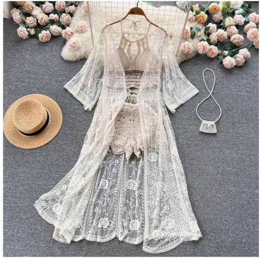 Gisele Three Piece Crochet Set