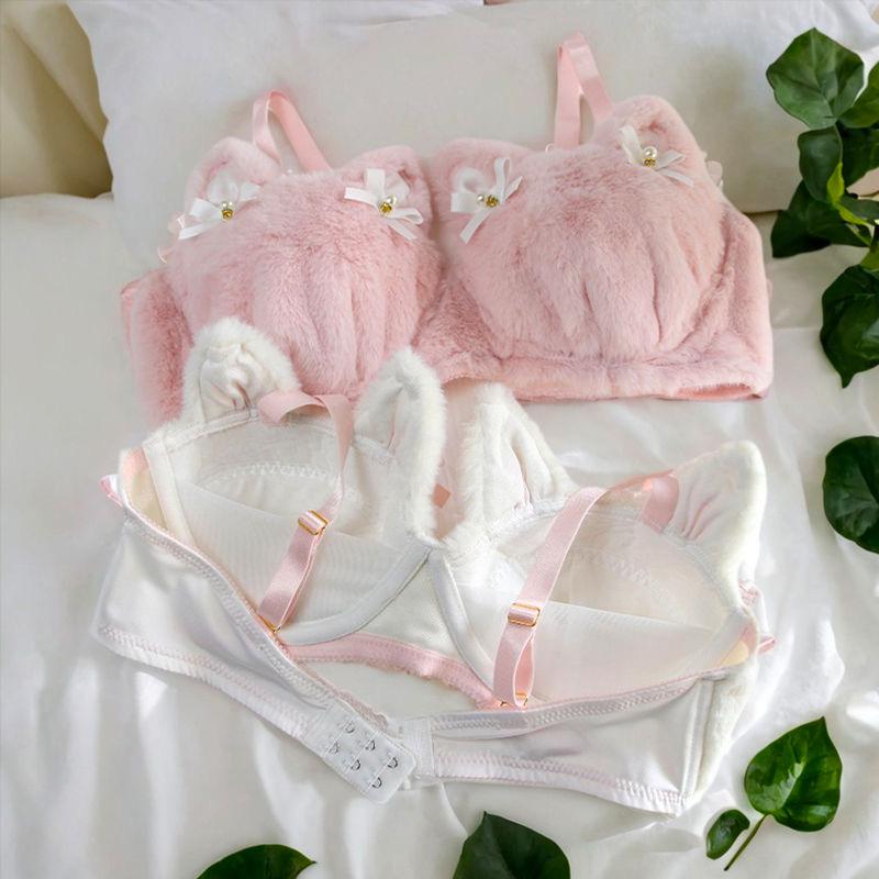 Fur Lingerie Set