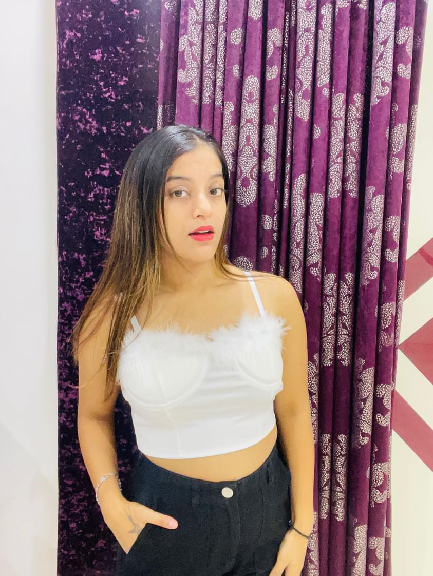 Original Picture of our Rachel Fur Bustier Top