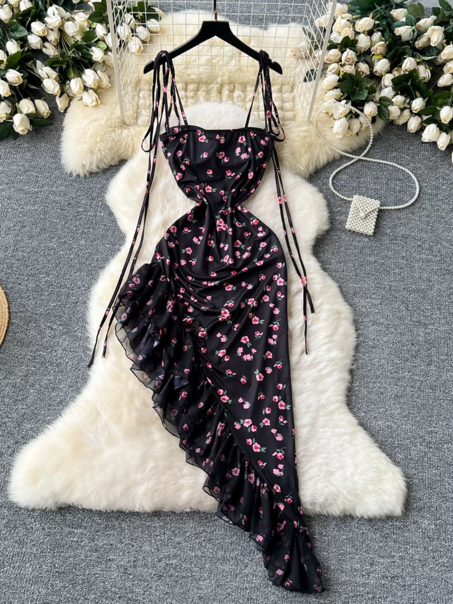 Black Asymmetrical Dress