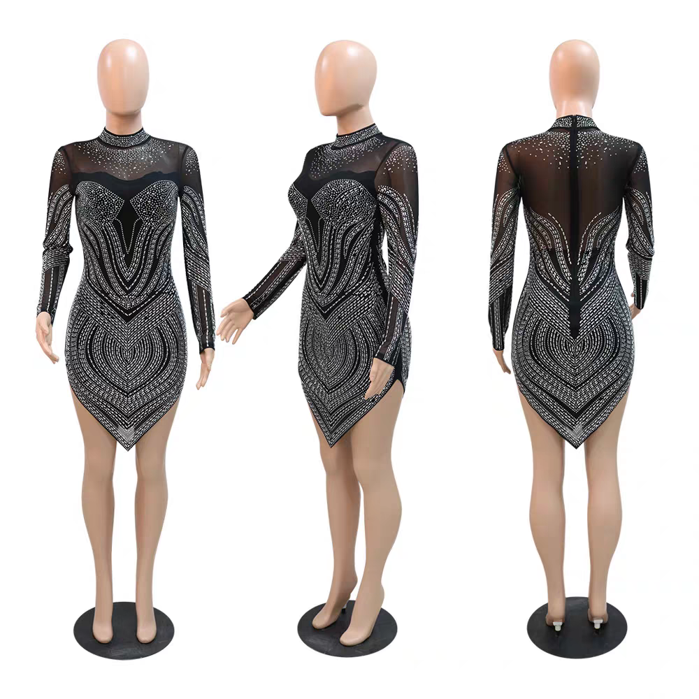 Rhinestone Dress