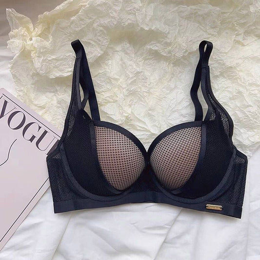 Black Mesh Bra