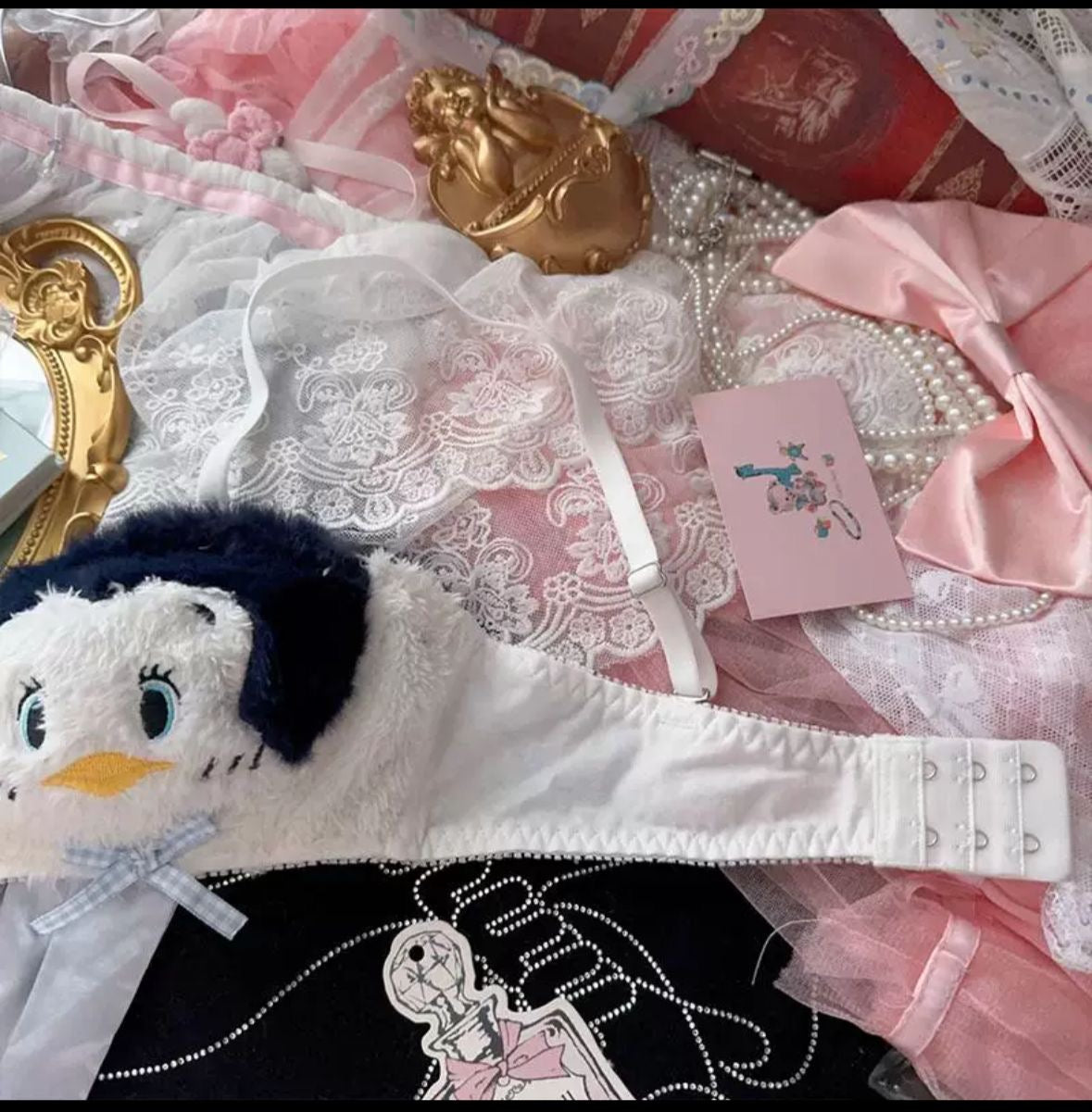 Duck Furry Lingerie Set