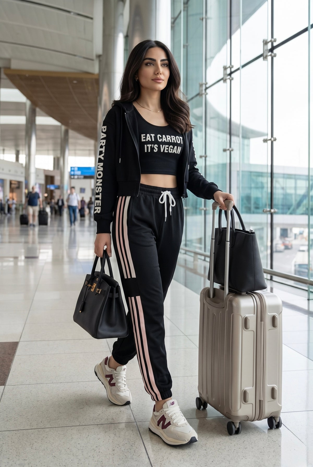 Vegan Print Tracksuit