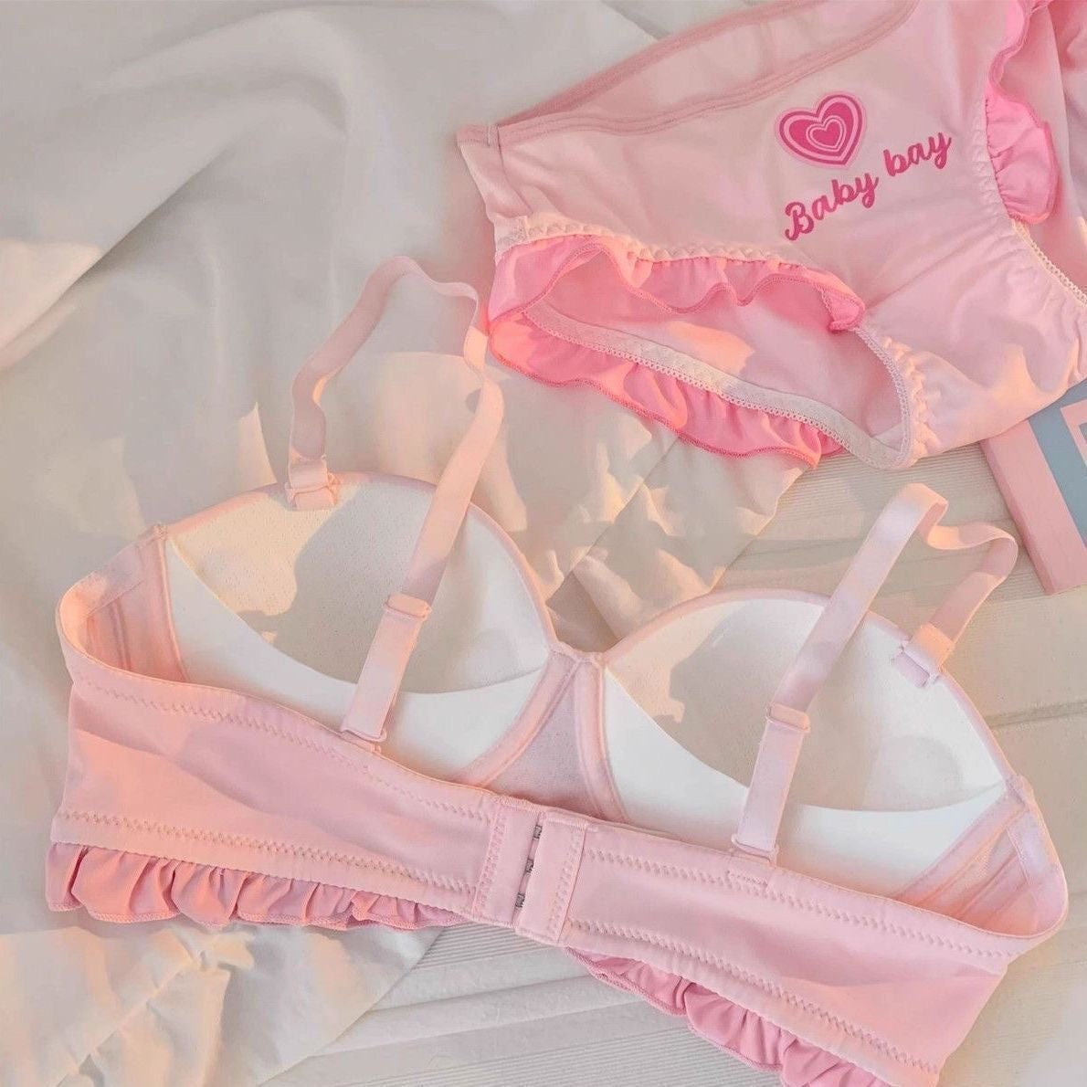 Cute Baby Bay Print Lingerie Set