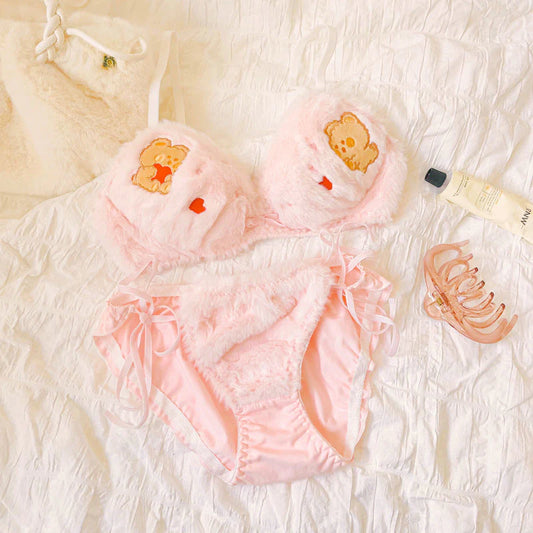 Teddy Heart Lingerie Set