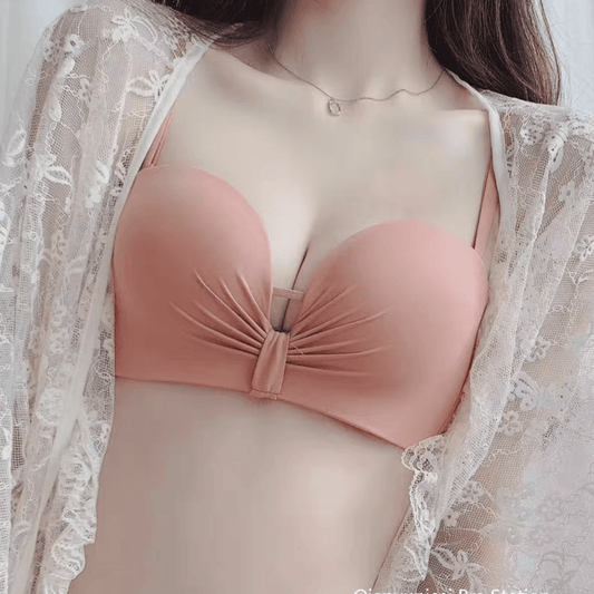 Pink Strapless Bralette