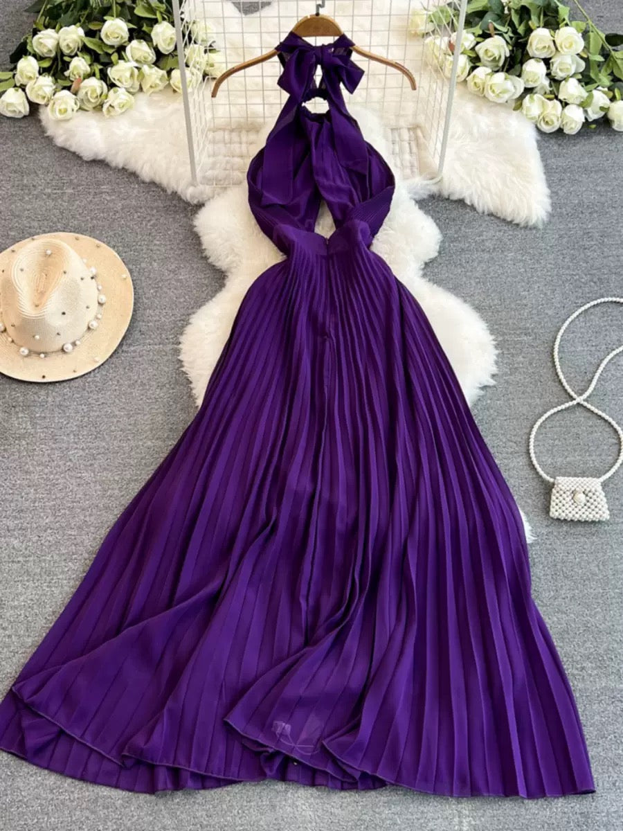 selena purple dress Selena Maxi Dress – GLAD AND GLAM