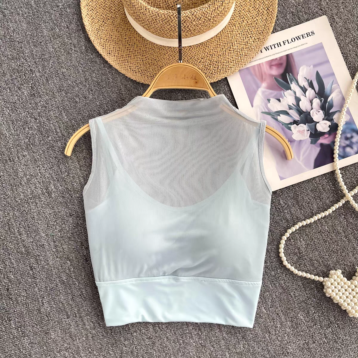 White Padded Top