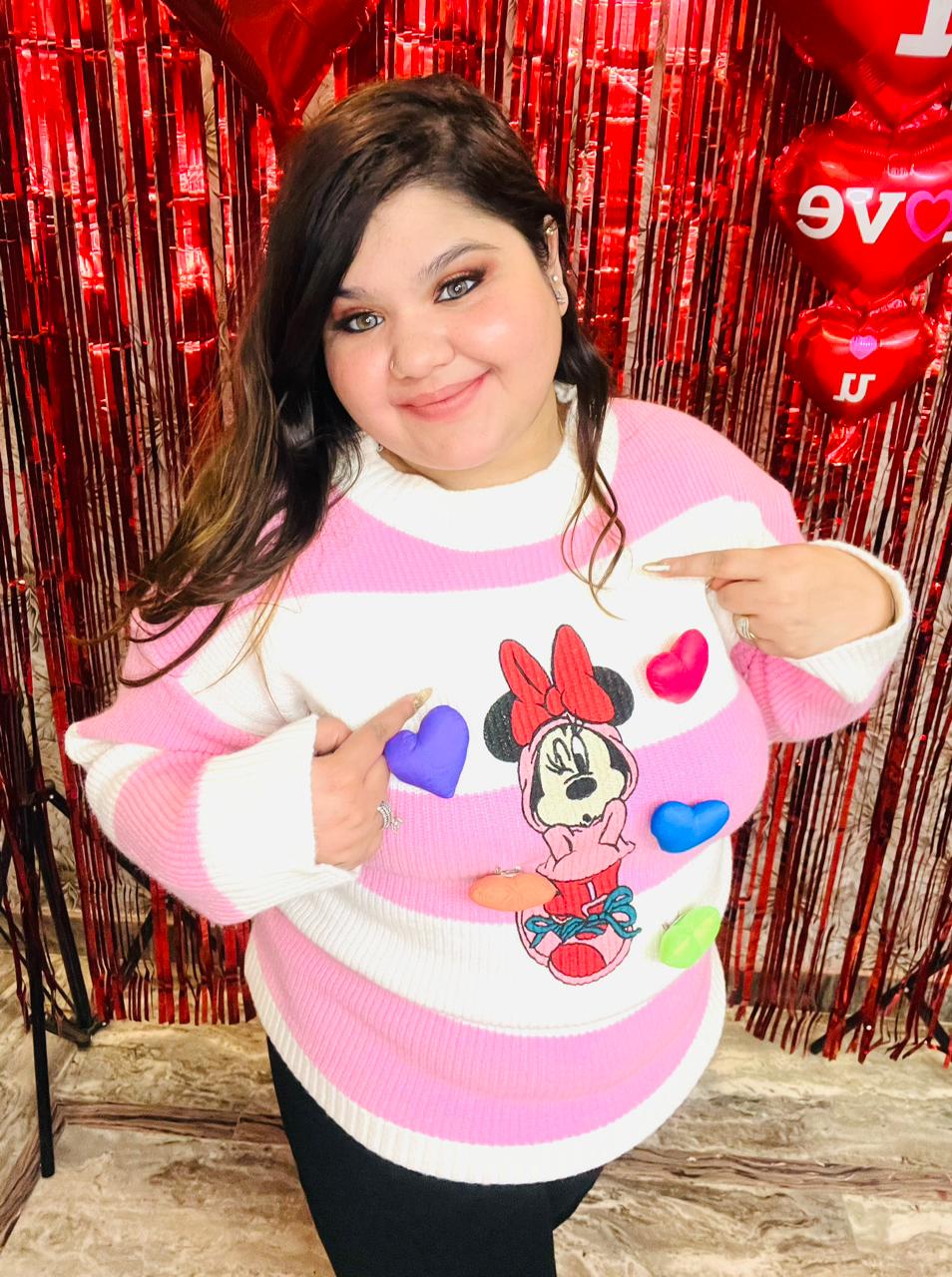 Original Picture of Minnie Cartoon Pullover