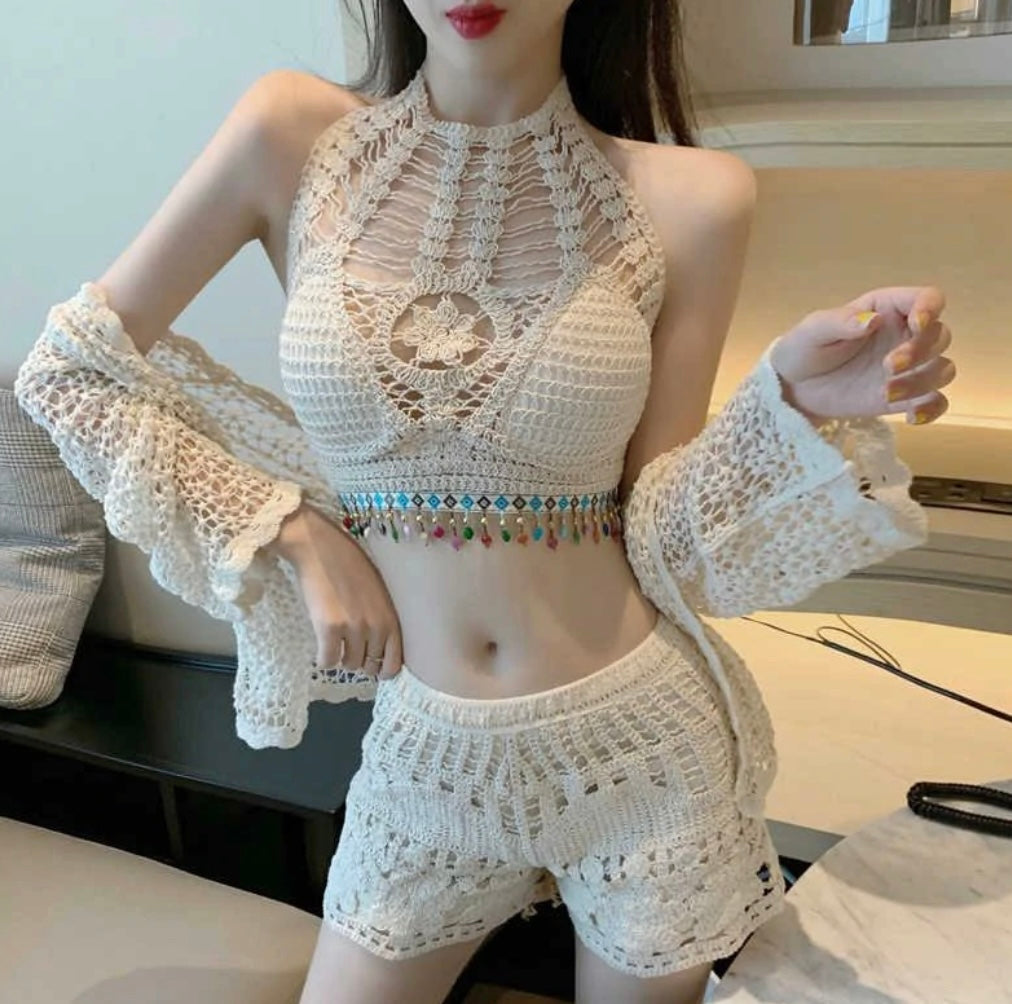 Original Picture of Jane Crochet Three Piece Set