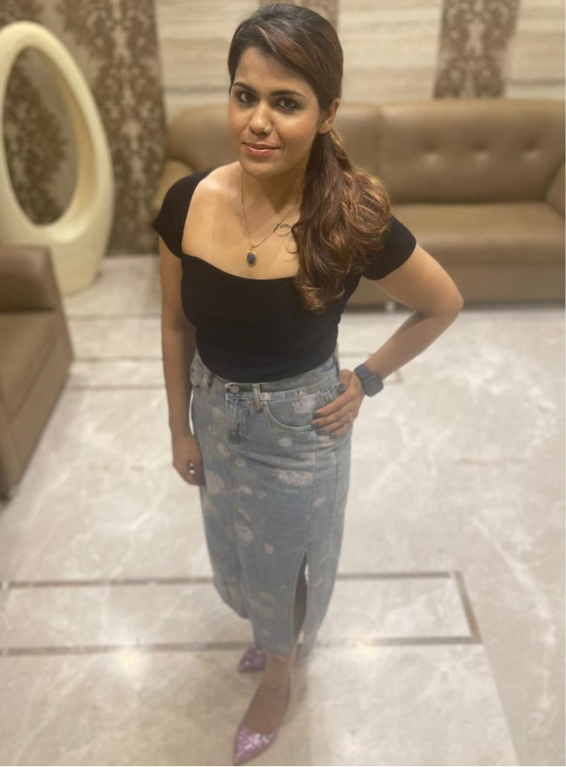 Original Picture of Juliet Shoulder Cut Top