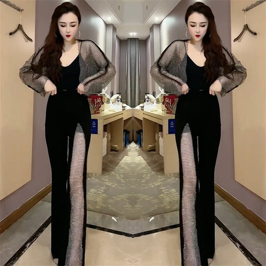 Charlotte Rhinestone Pants