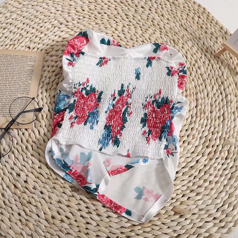 Petra Rose Print Tube Top