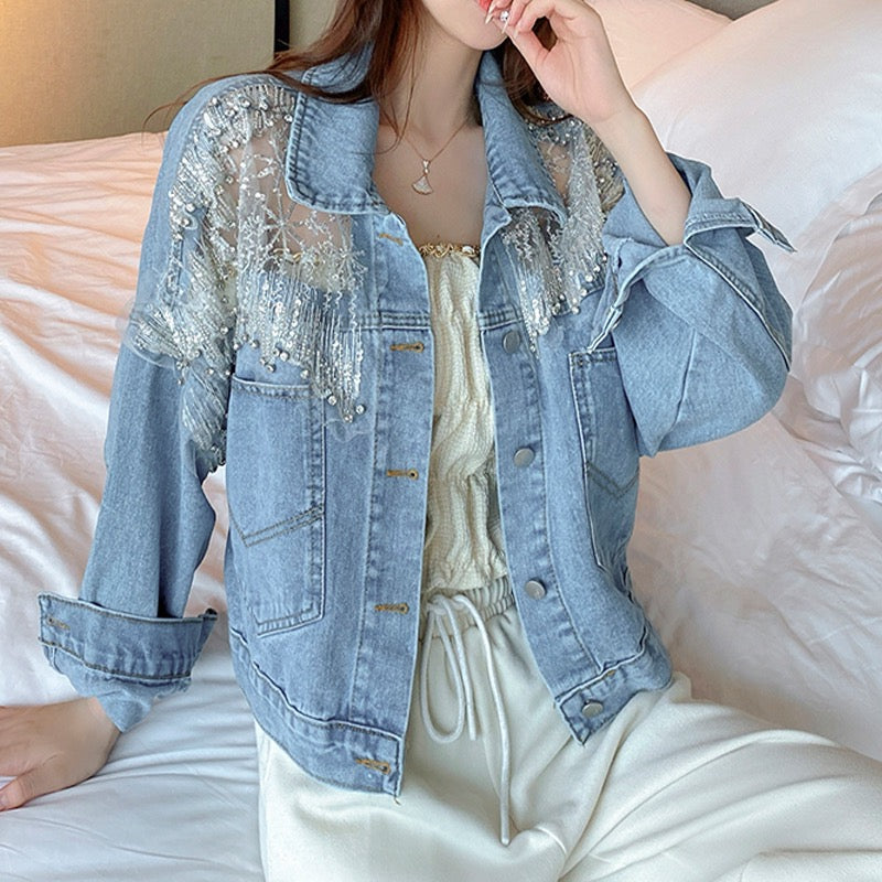 Amanda Luxury Sequin Jacket