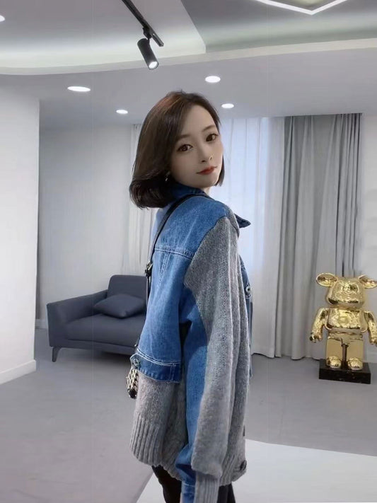 Helga Denim Cardigan Jacket