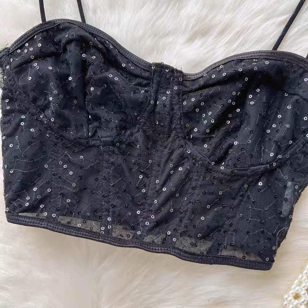 Black Shiny Top