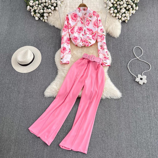 Rhea Floral Two Piece Set