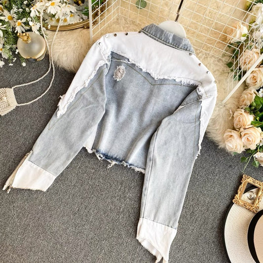 Duo Tone Denim Jacket
