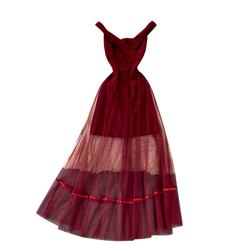 Taylor Mesh Maxi Dress