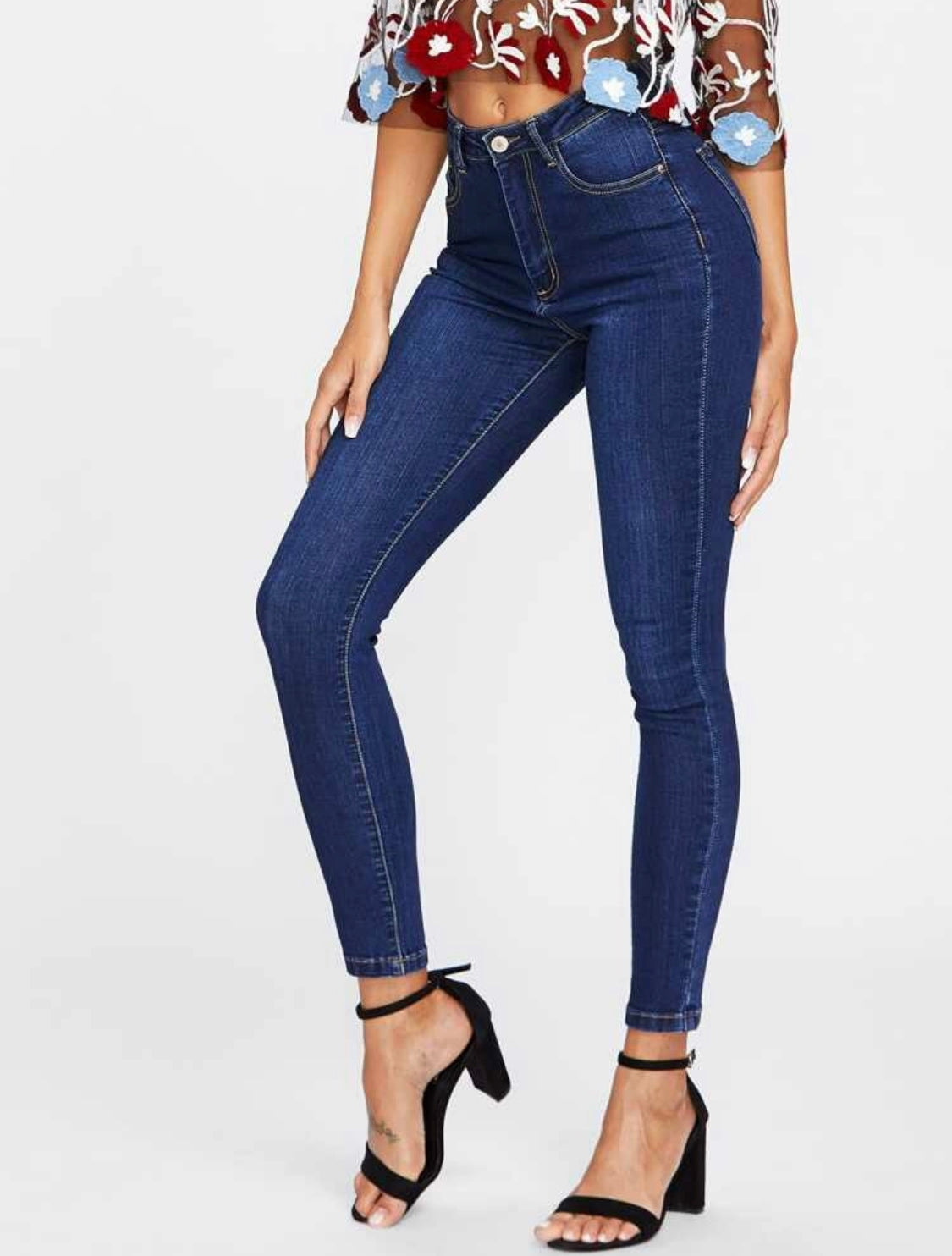 Dark Wash Skinny Jeans