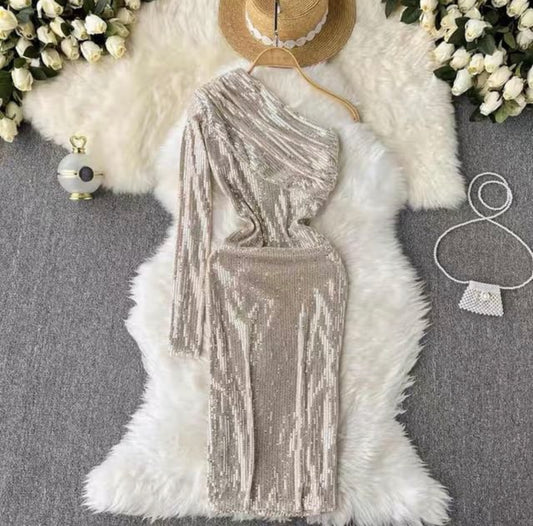 Taylor Sequin Dress