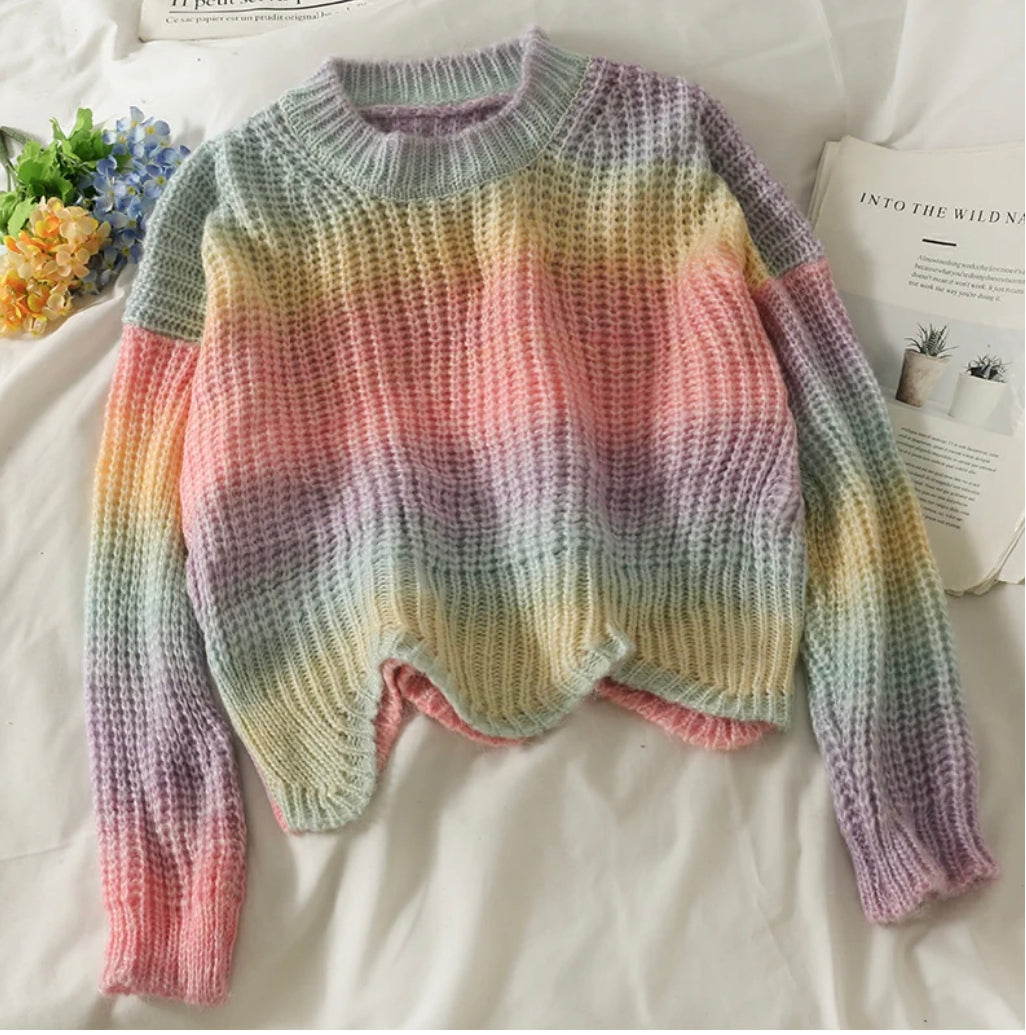 Adele Rainbow Pullover