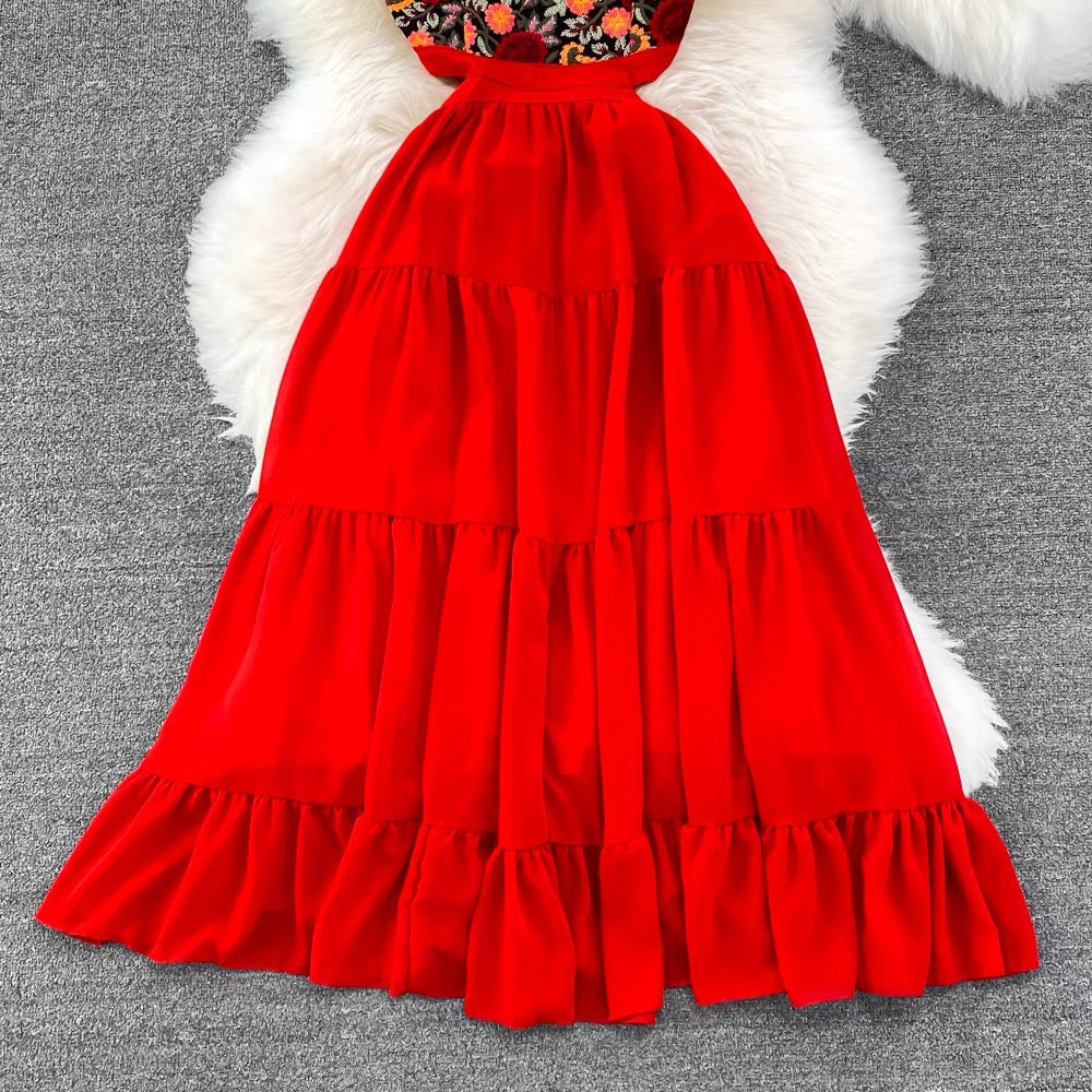 Gladandglam red dress