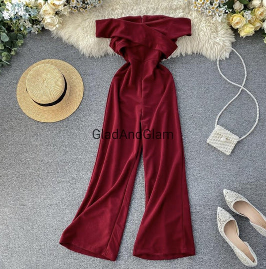 Venice Off Shoulder Jumpsuit