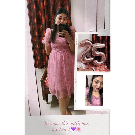 Natalia Mesh Midi Dress