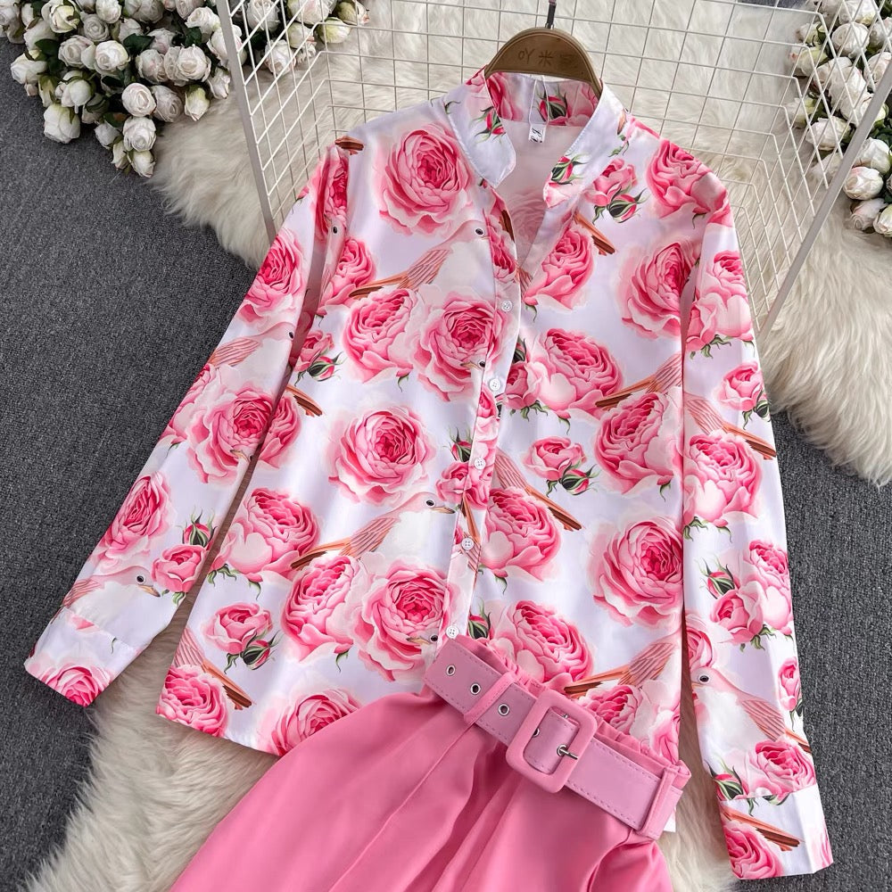Rhea Floral Two Piece Set