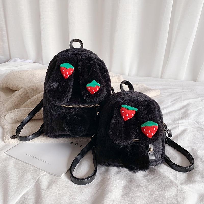 Cute Furry Mini Backpack