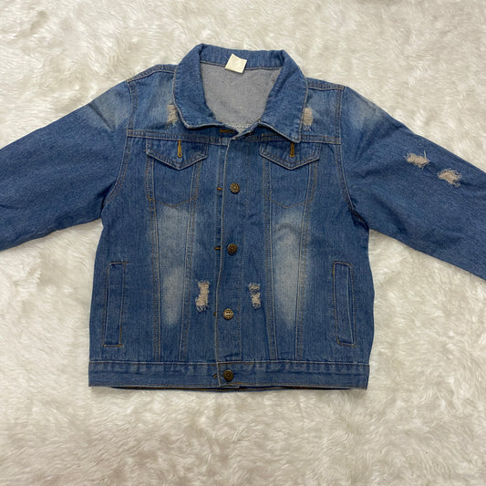 Vintage Ripped Denim Jacket