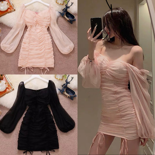 Sophie Puff Sleeve Lace Dress