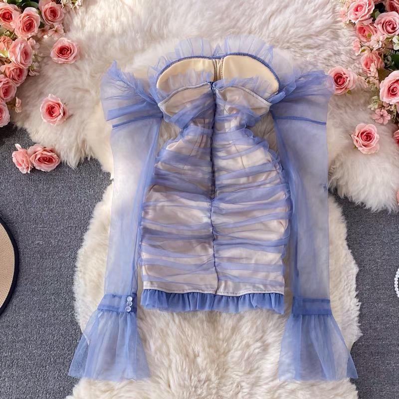 Kelly Mesh Tube Dress gg