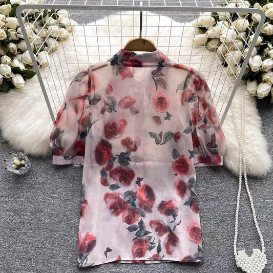 Inaya Pearl Floral Shirt