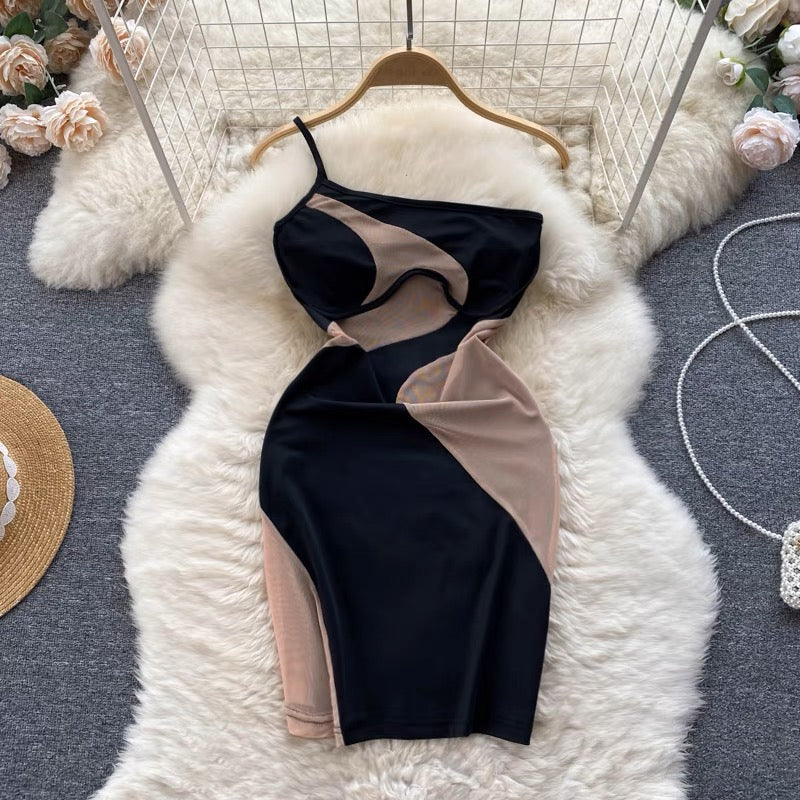 Cora Mesh Bodycon Dress