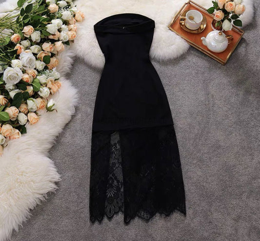 Morgan Tube Lace Dress