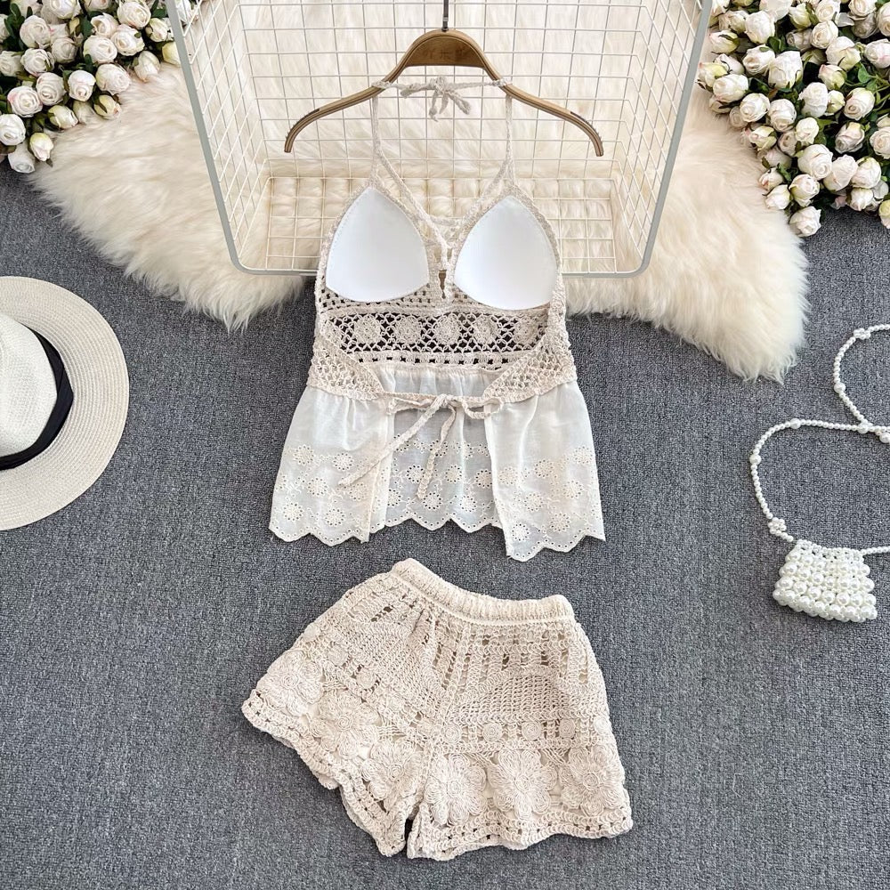 Madonna Crochet Two Piece Set