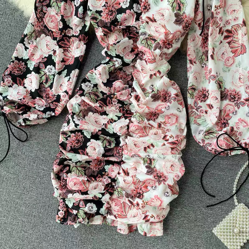 Scarlett Printed Duo Tone Dress