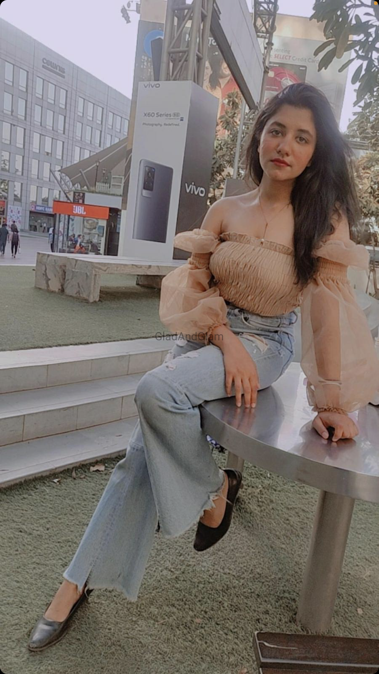 Ariana Full Sleeve Crop Top