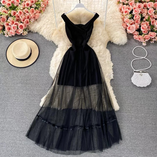 Taylor Mesh Maxi Dress