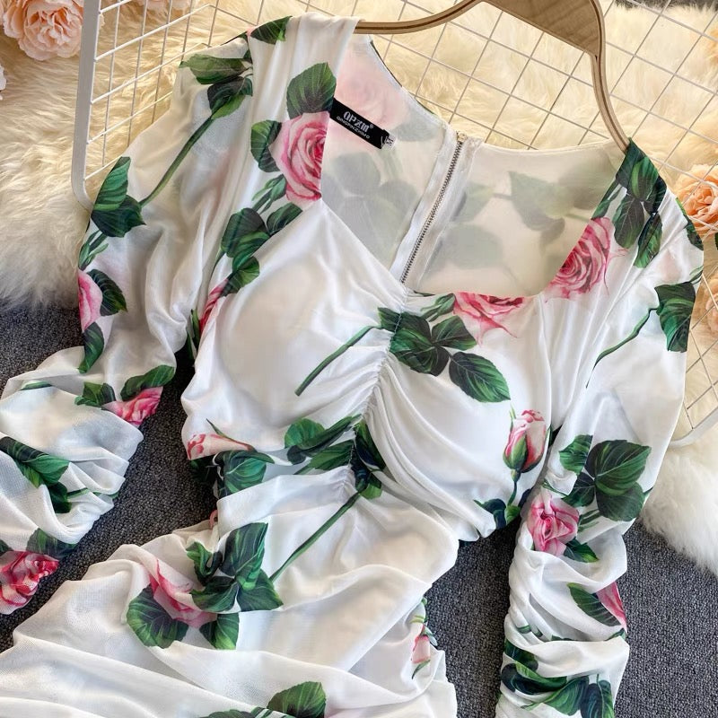 Kylie Rose Ruched Bodycon Dress