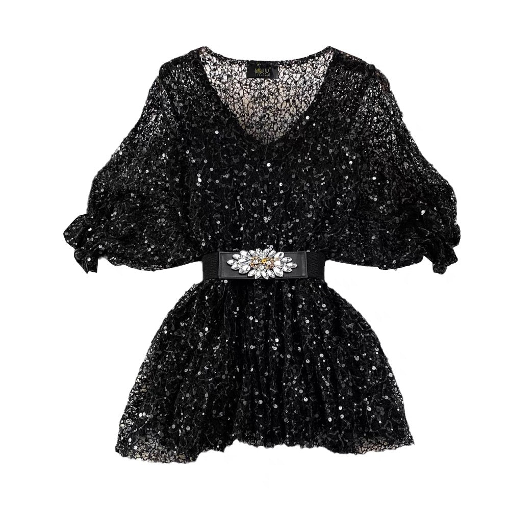 Leo Sequin Blouse