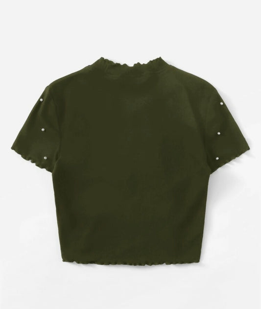 Pearl Beaded Tee