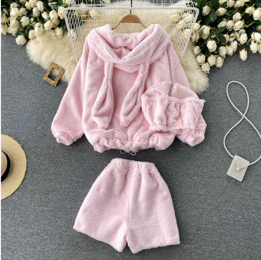 Bunny Fur Three Piece Co-Ords