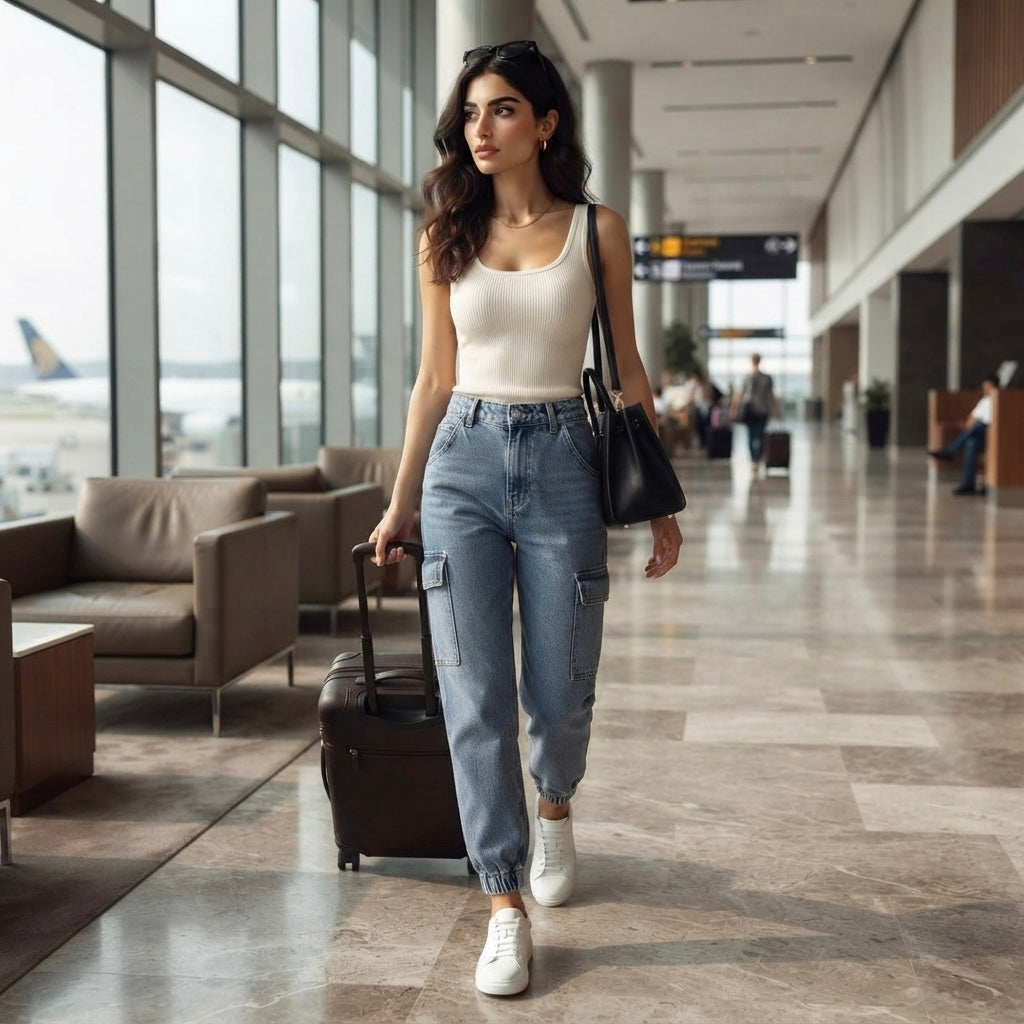 Kylie Denim Joggers