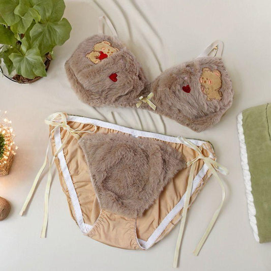 Teddy Heart Lingerie Set