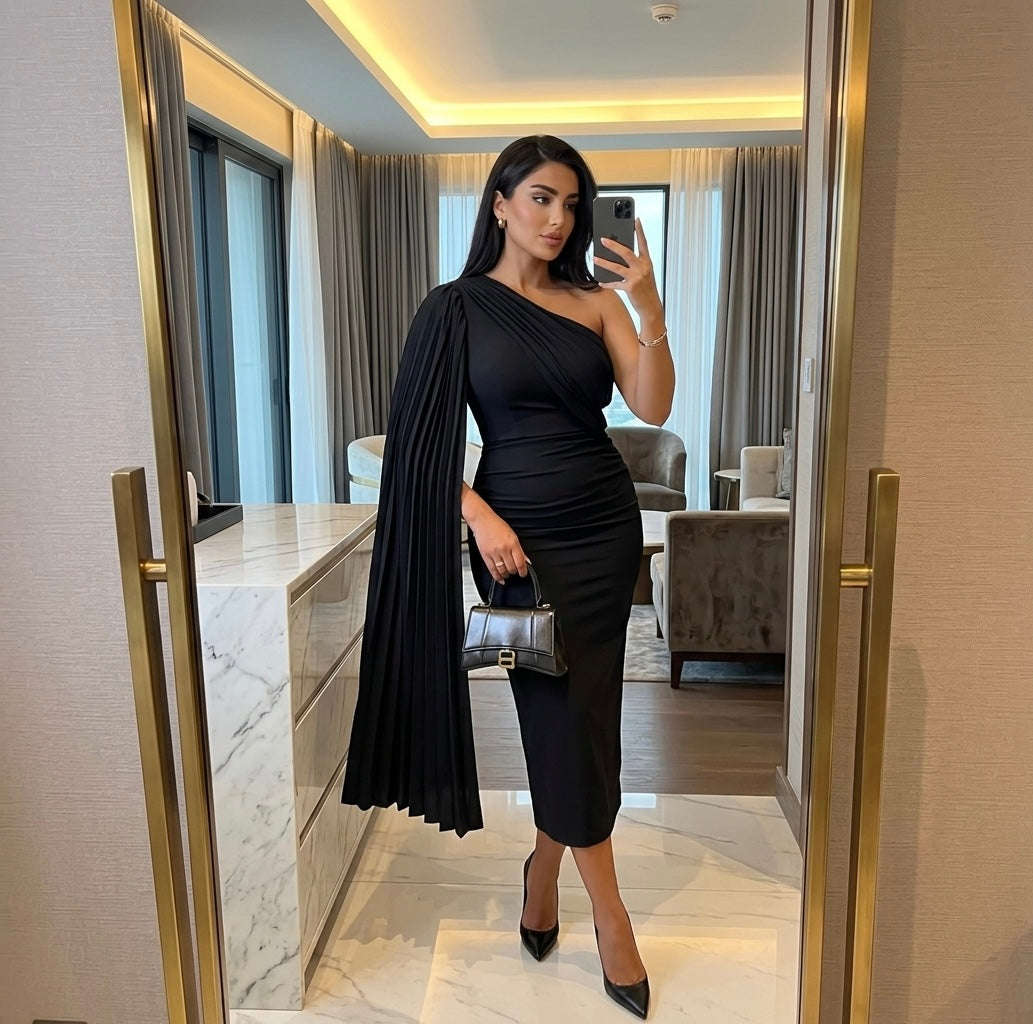 Venice One Shoulder Dress