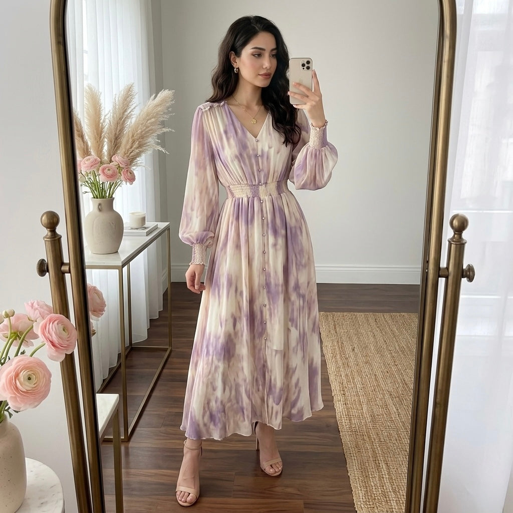 Gabriel Tie Dye Dress